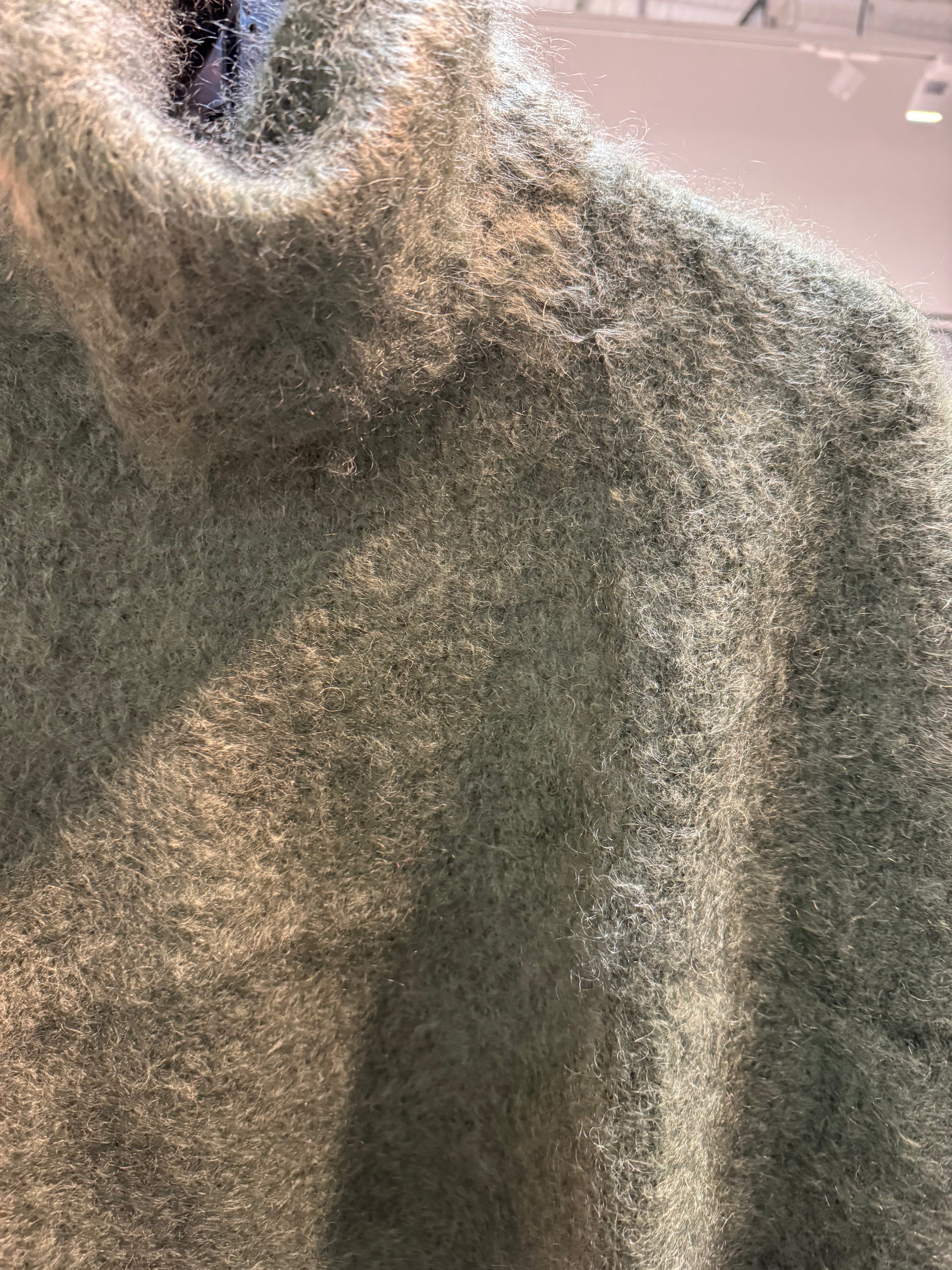 MOHAIR POLO - Green Forest