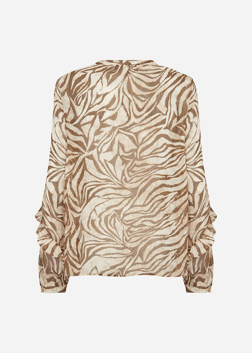 Blus Valborg-Zebra mörkgrön
