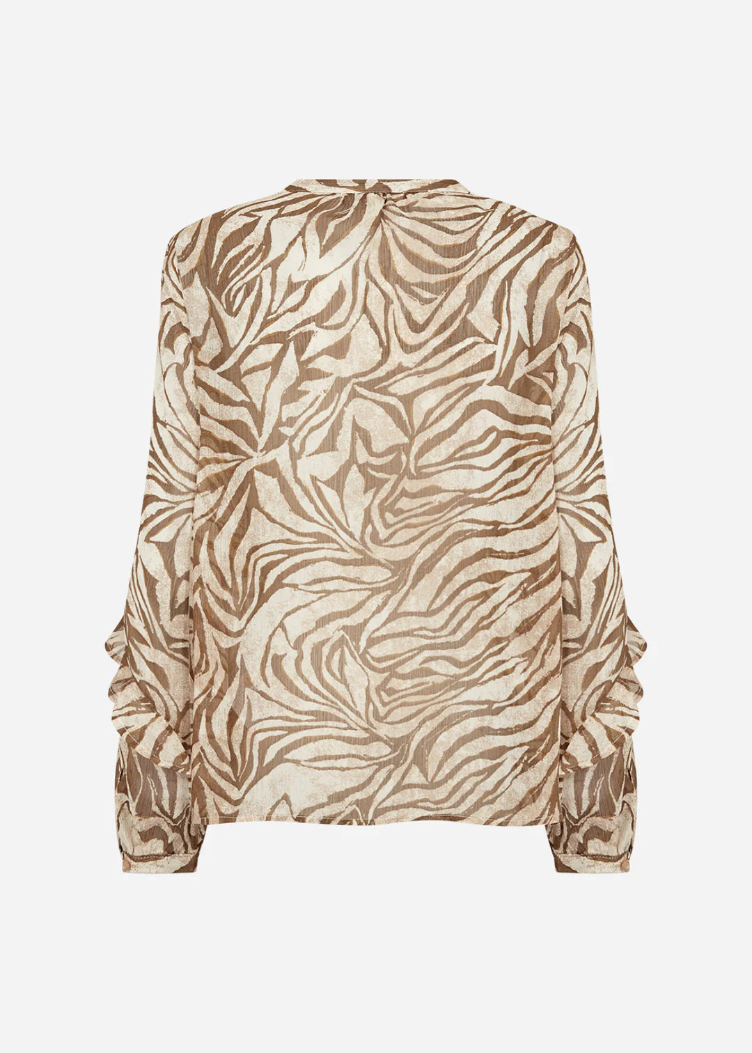 Blus Valborg-Zebra mörkgrön