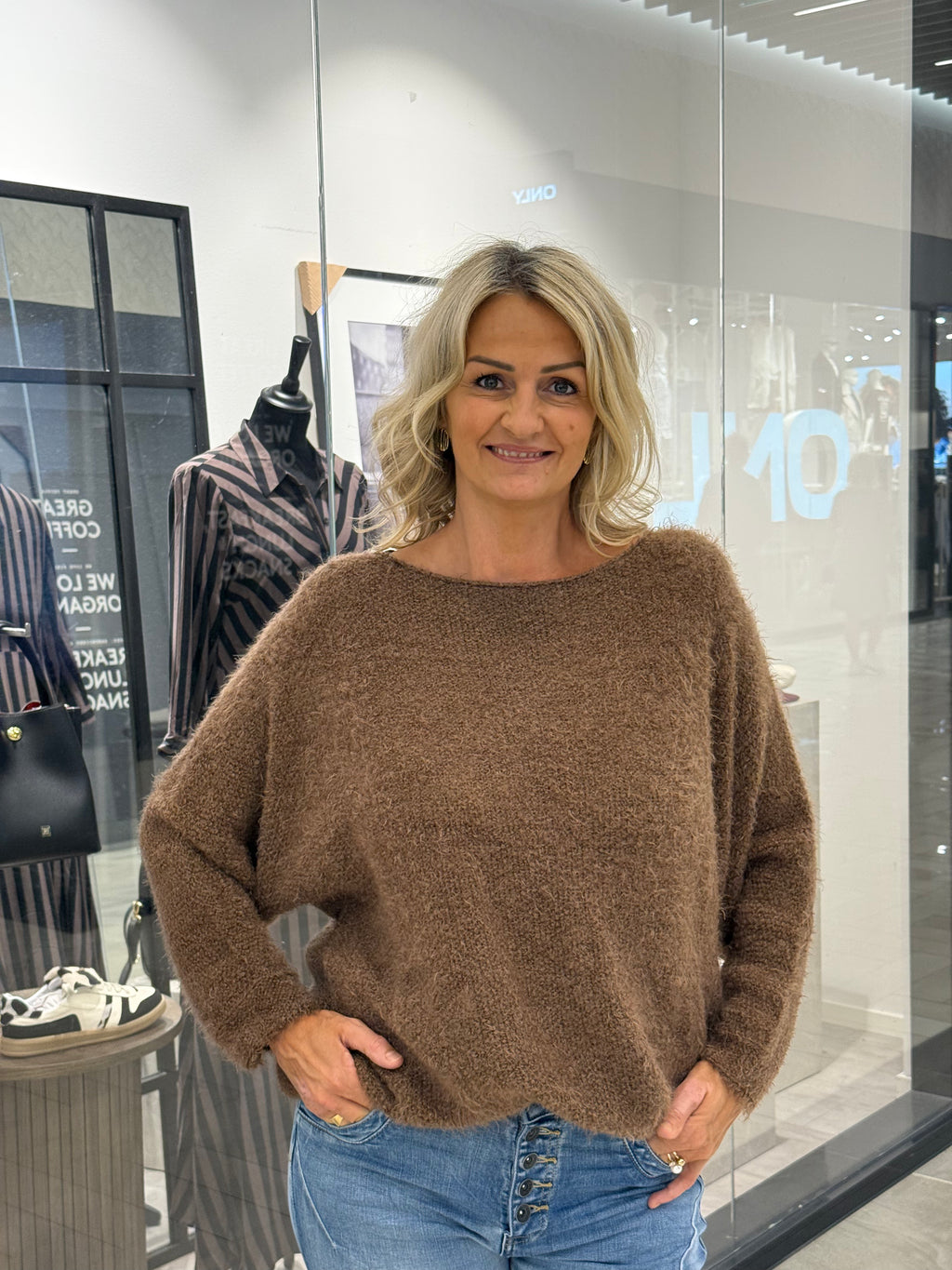Anouk knit brun