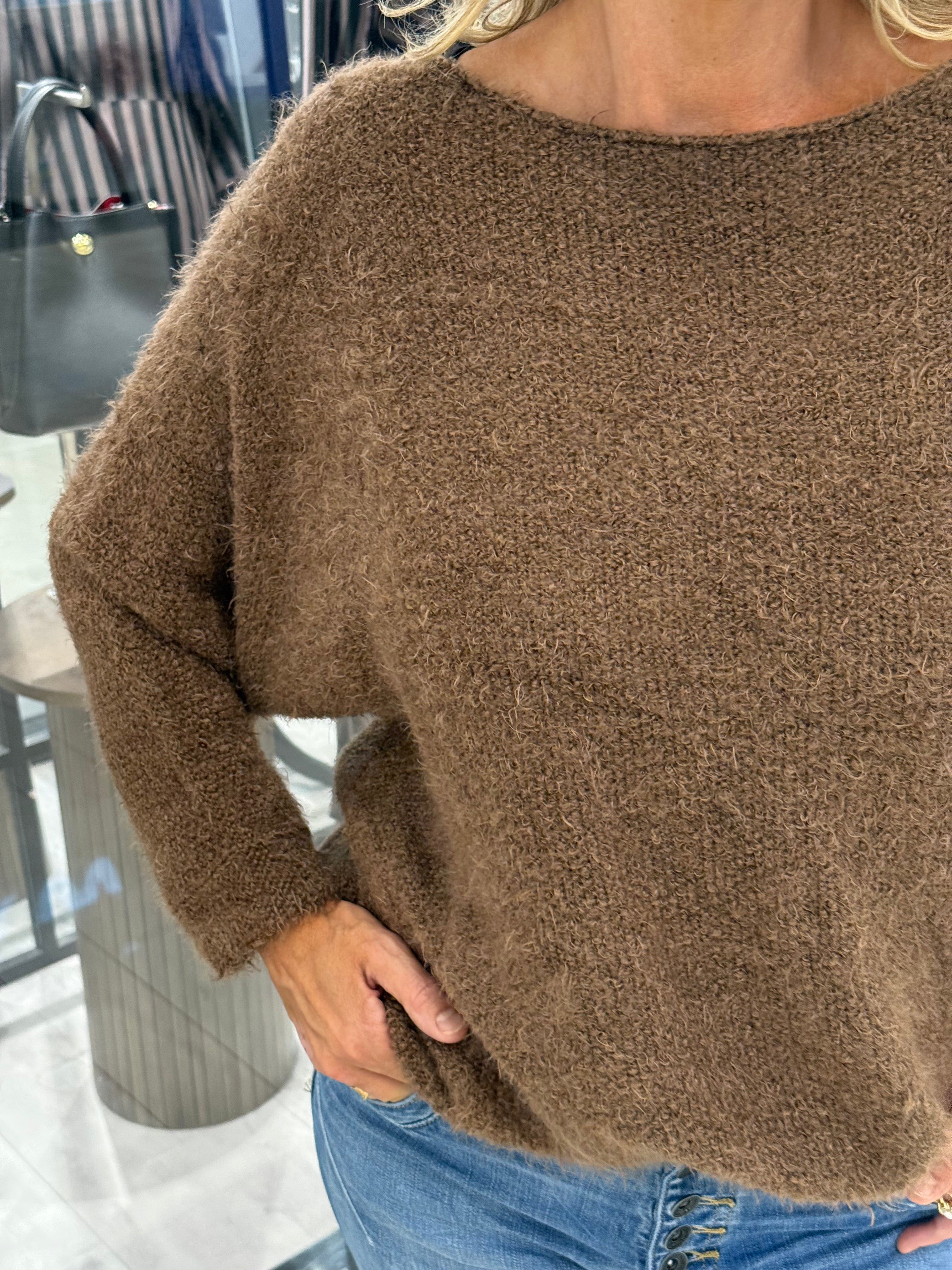 Anouk knit brun