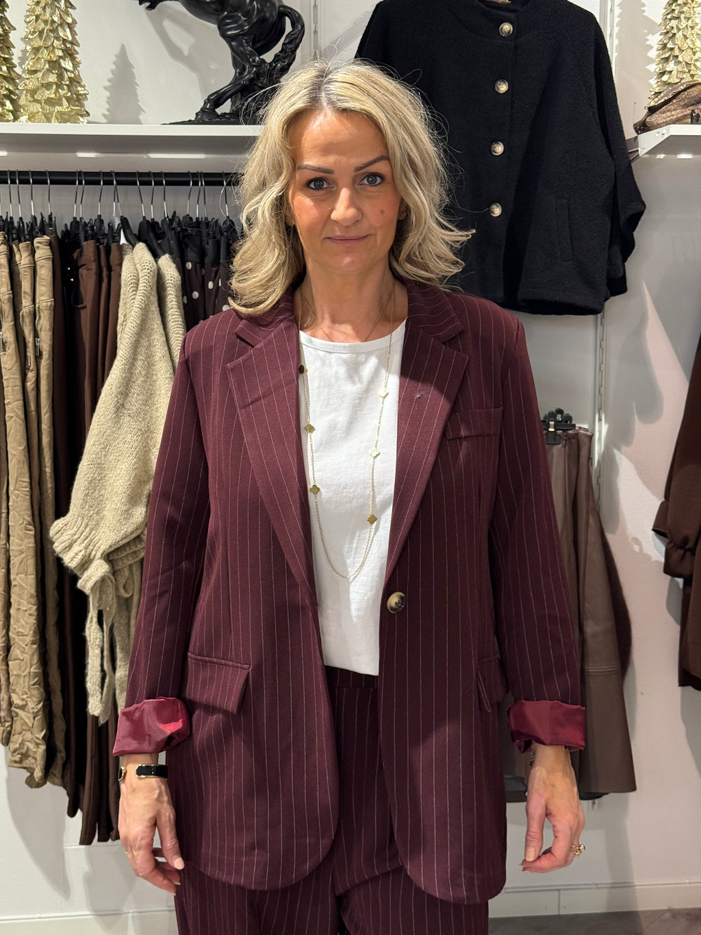 BLAZER MDCDAMIANA - BORDEAUX