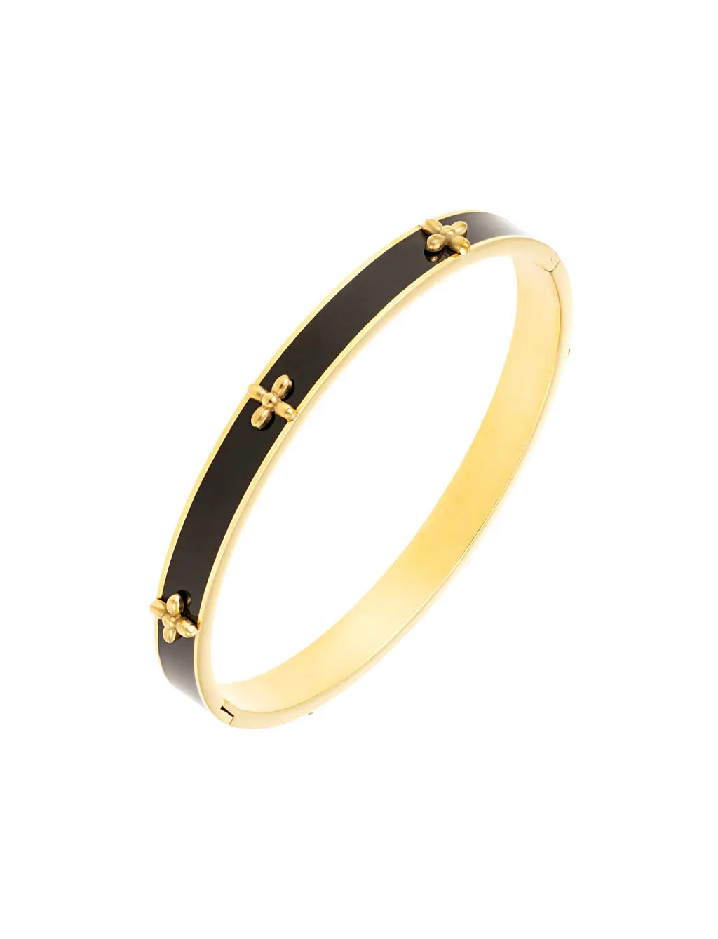 Valencia bangle - black/gold