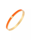 Palermo bangle - orange/gold