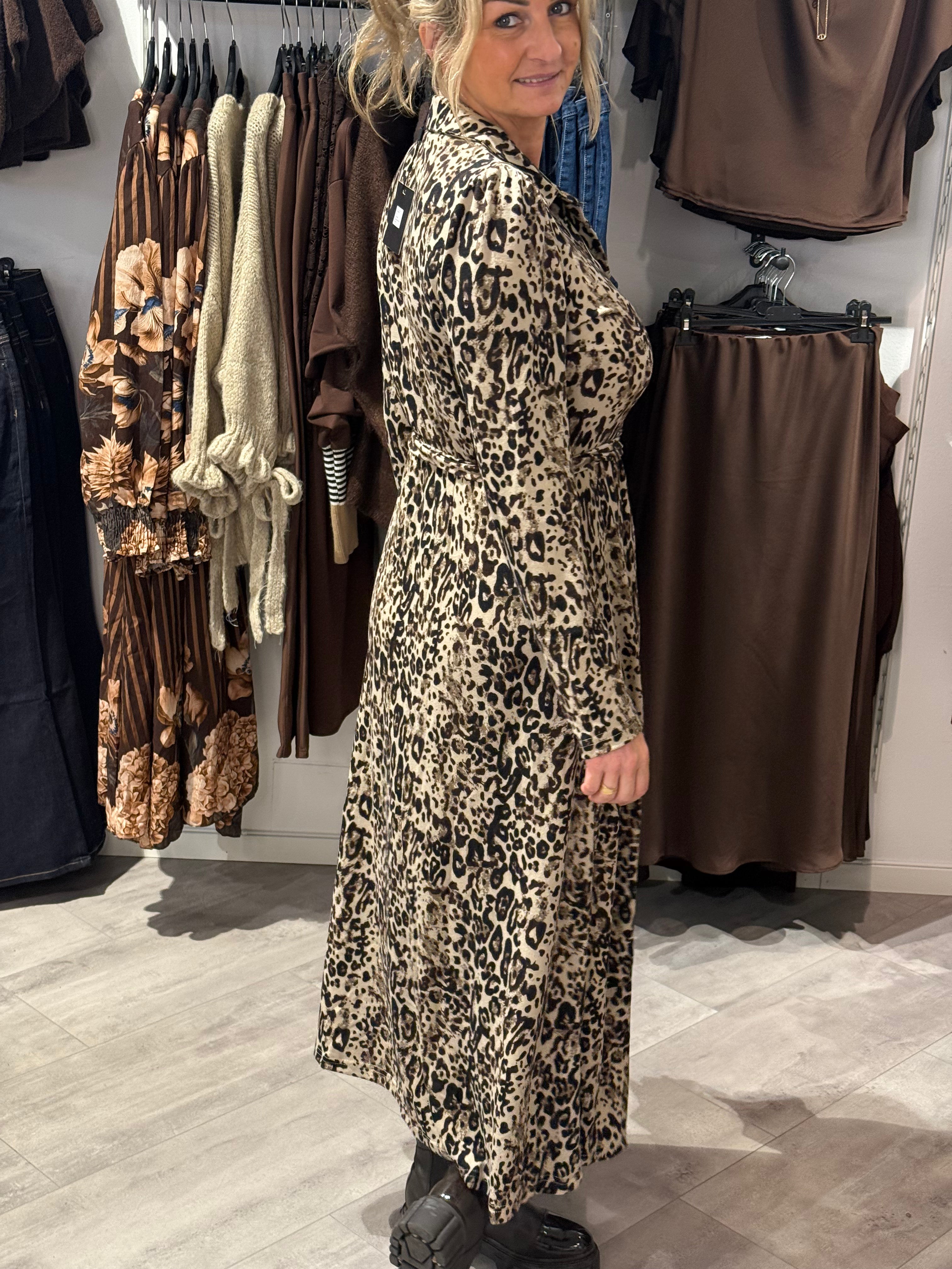 Leo superstretch klänning - med knyt