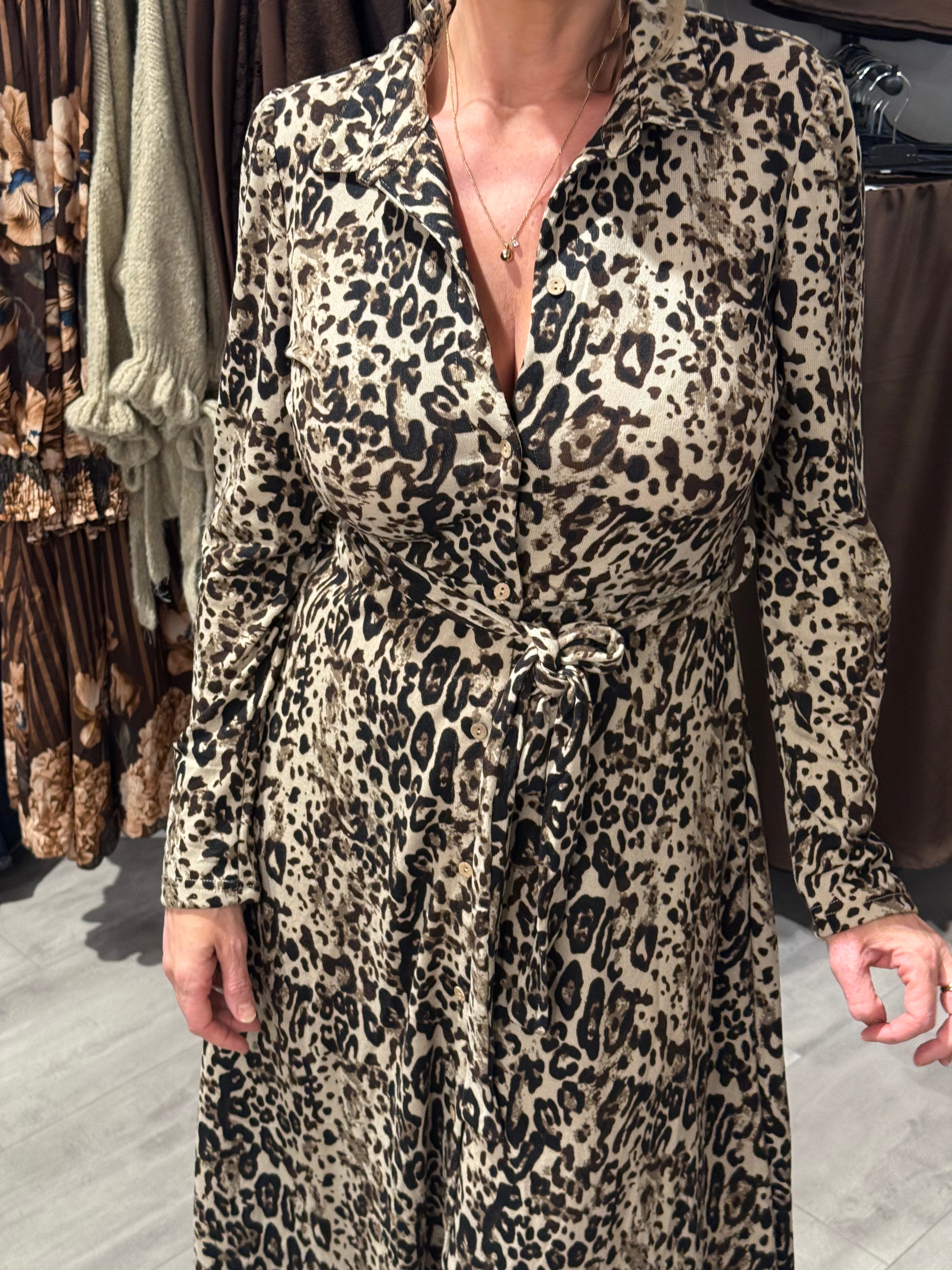 Leo superstretch klänning - med knyt