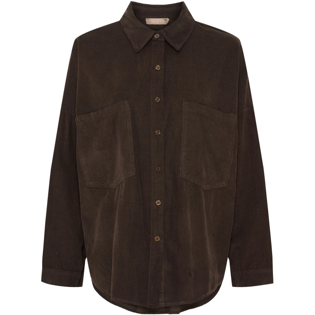 MDCMAELYS SKJORTA - BRUN