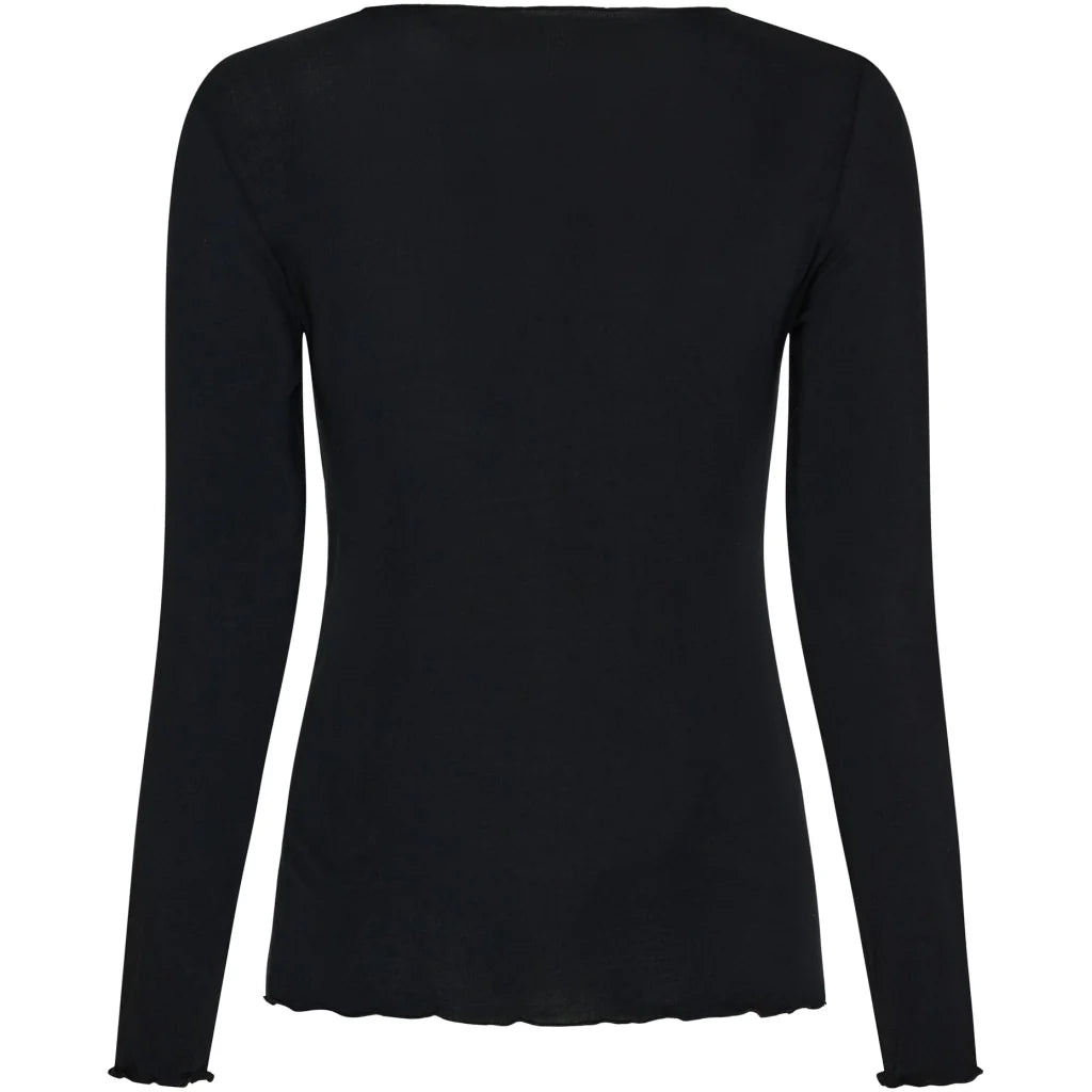 TUNN LÅNGÄRMAD - SVART