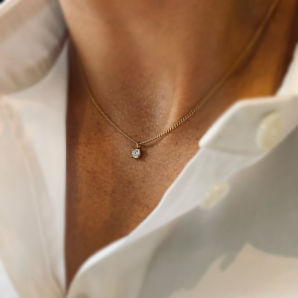 ICE SHORT NECKLACE SILVER