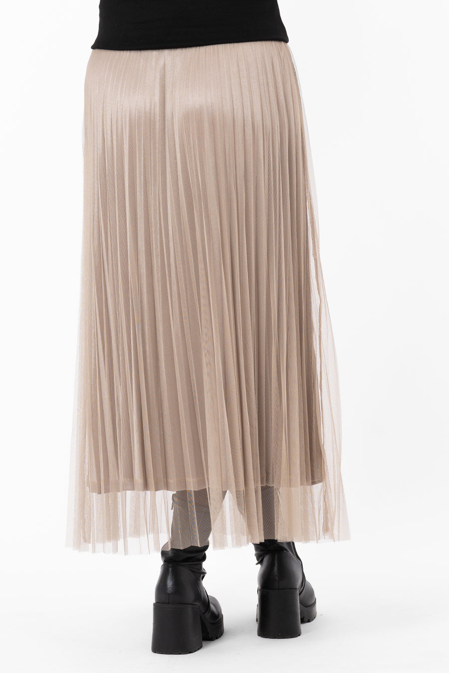 CLEMENCE REVERSABLE SKIRT CAFFE LATTE