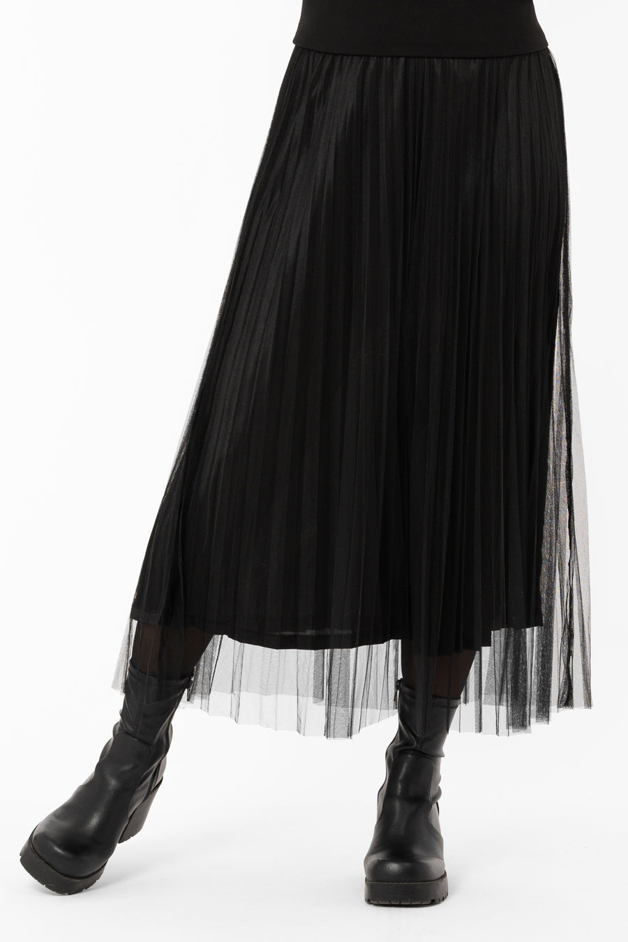 CLEMENCE REVERSABLE SKIRT BLACK