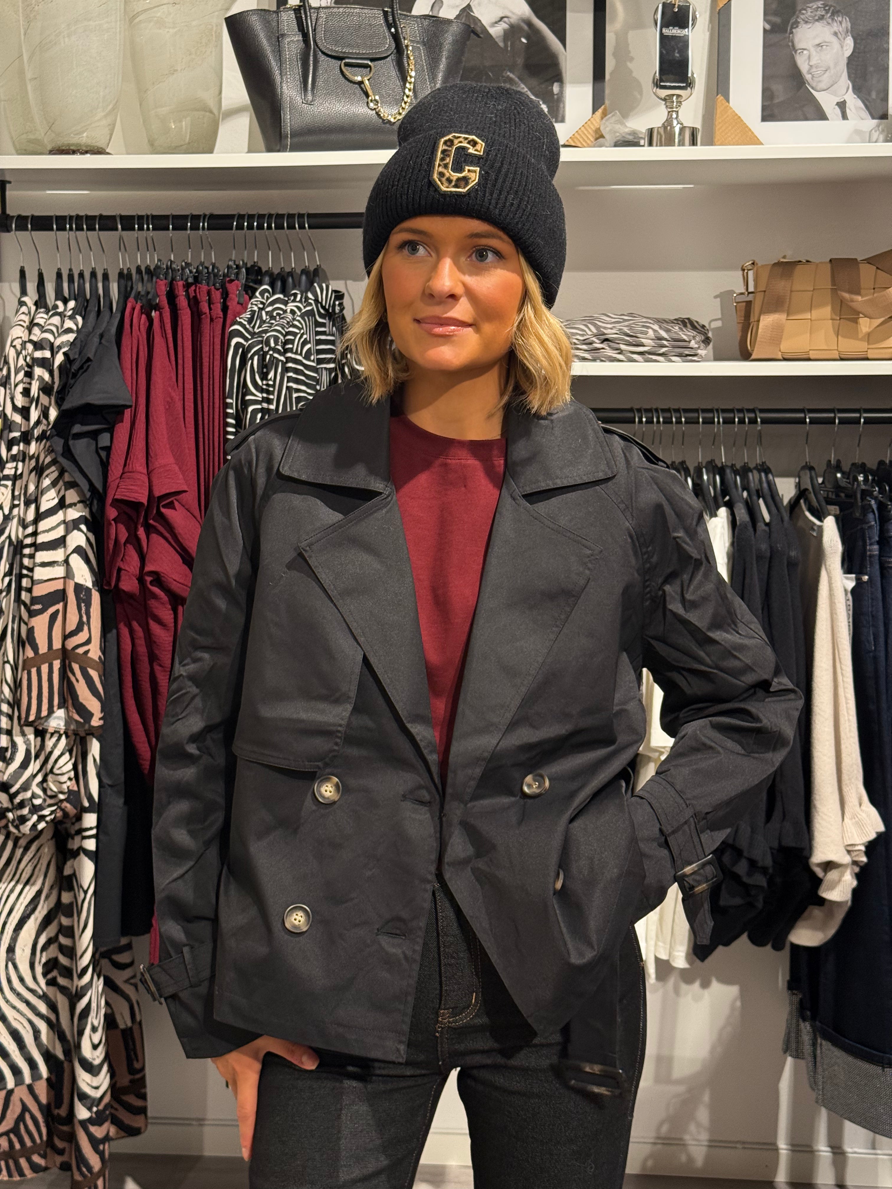 Trenchcoat svart