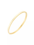 Poppy mini bangle - white/gold