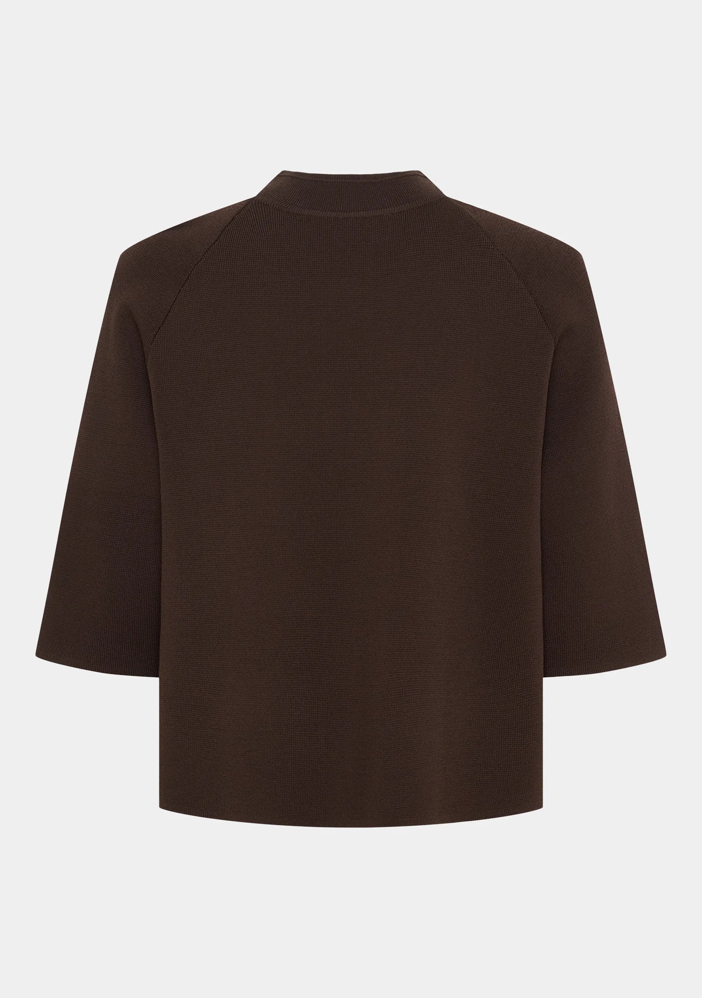 Jena Poncho Blouse - Dark brown