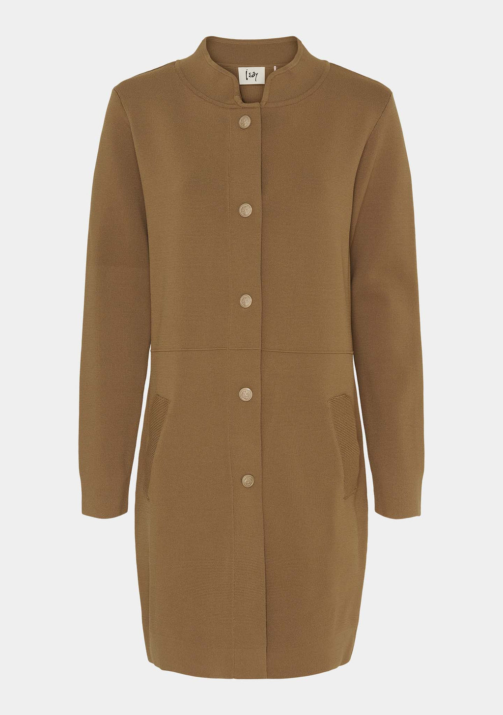 Jena Button Cardigan - Camel