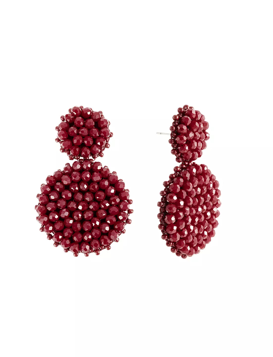 Candy earring - wine red