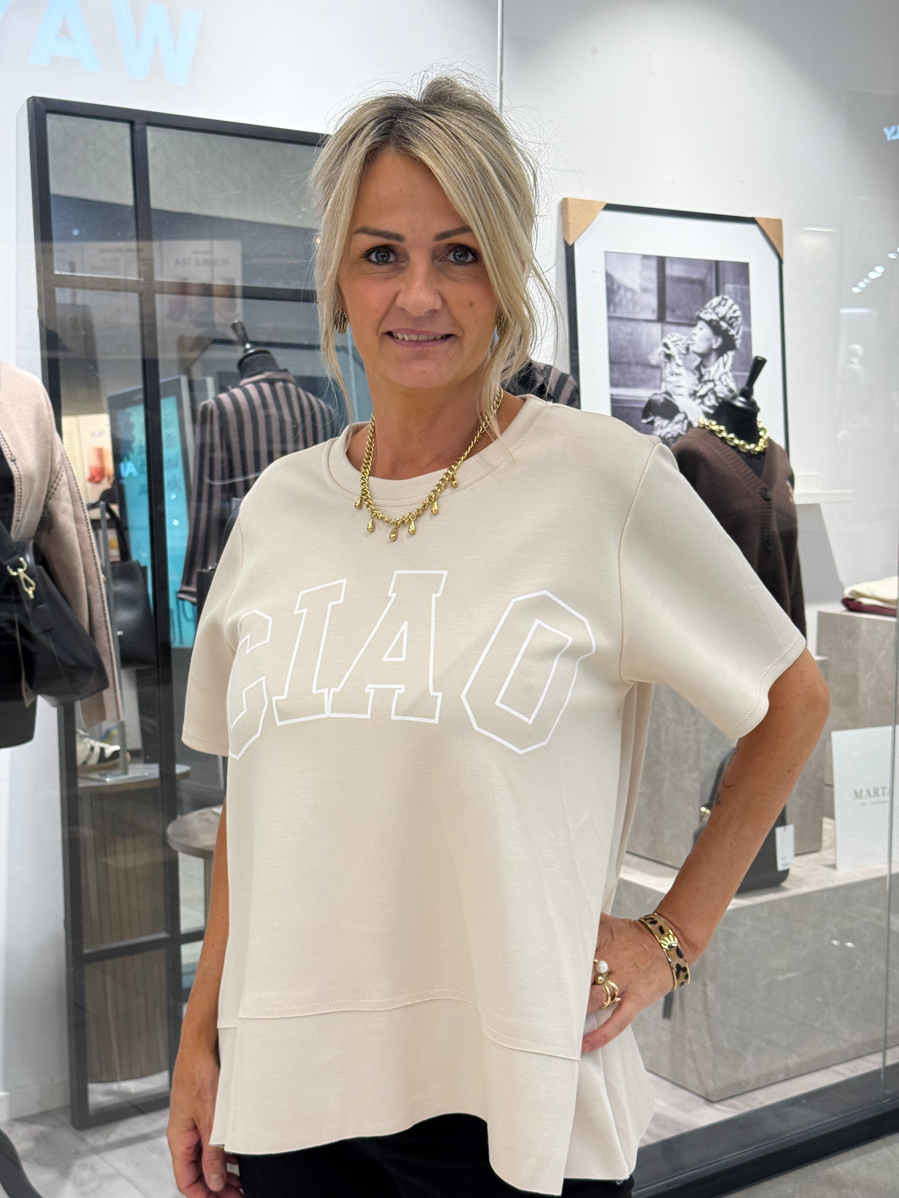 CIAO- T-shirt beige