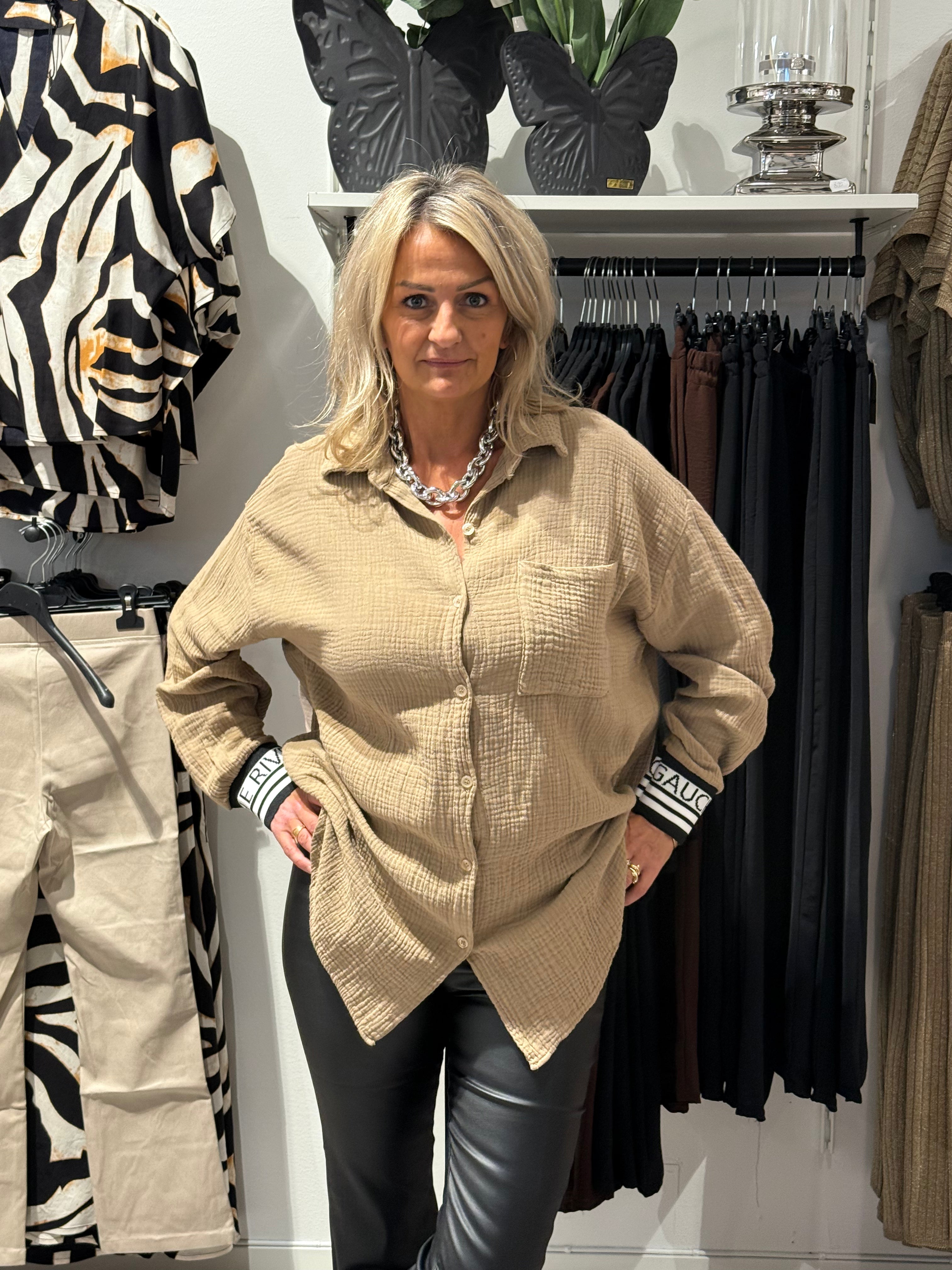 Skjorta- RIVE GUACHE beige