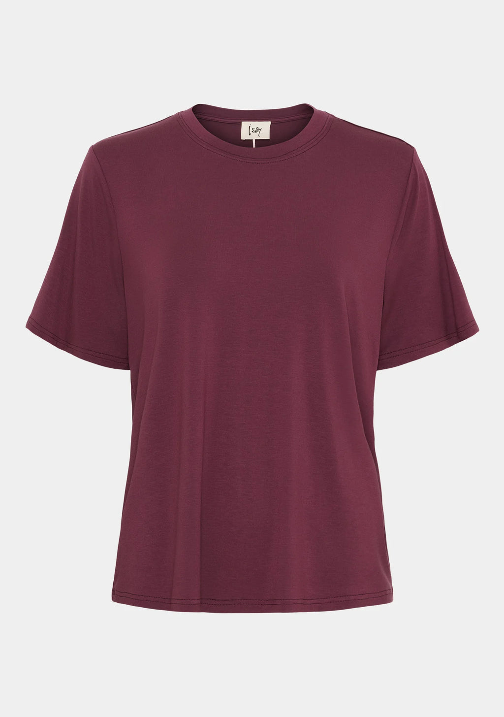 Gritt O-Neck T-Shirt - Wine