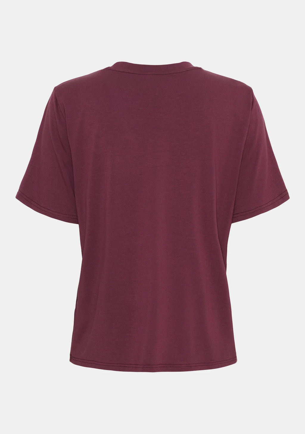 Gritt O-Neck T-Shirt - Wine