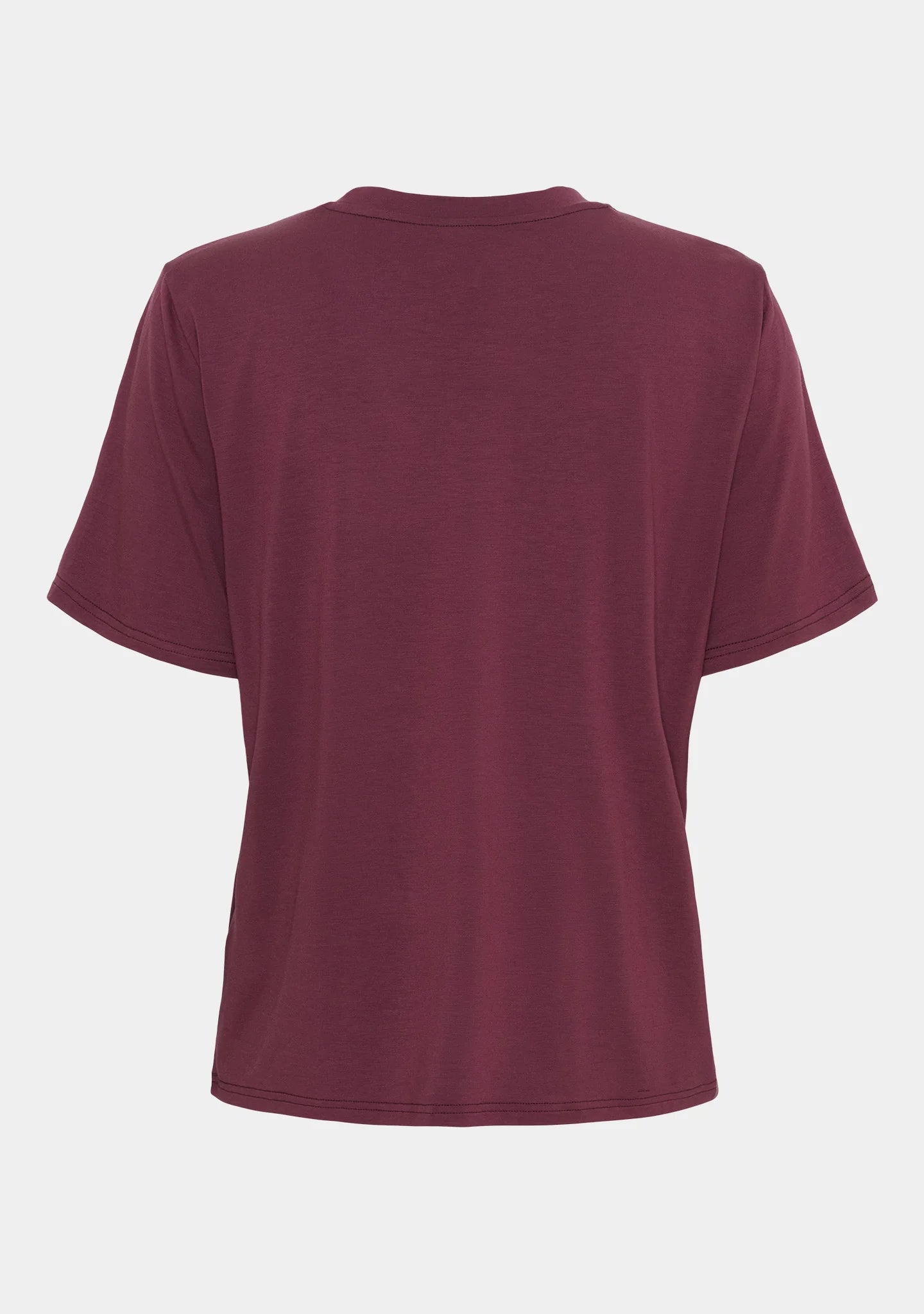 Gritt O-Neck T-Shirt - Wine