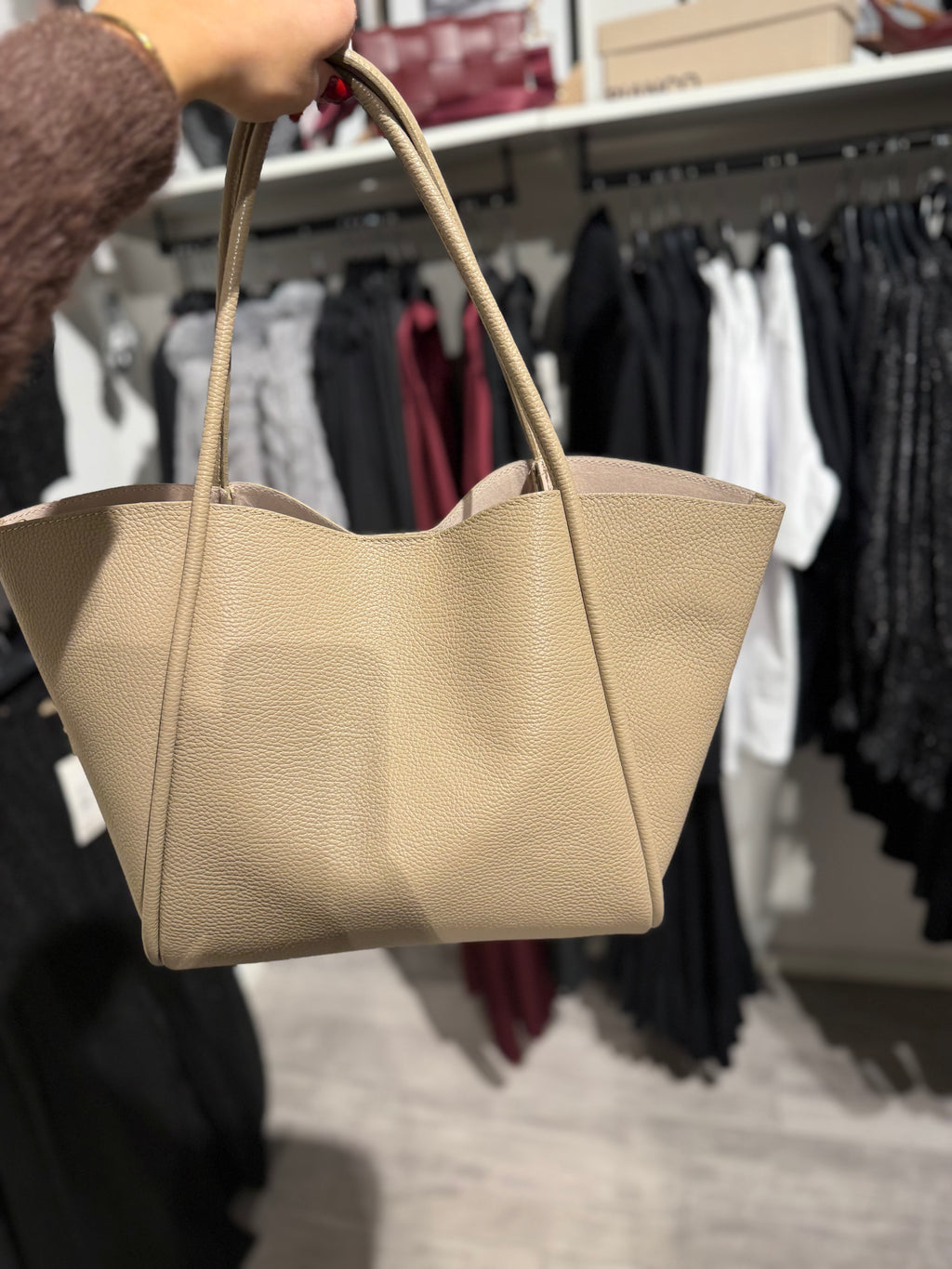 Shopping bag beige - latalia