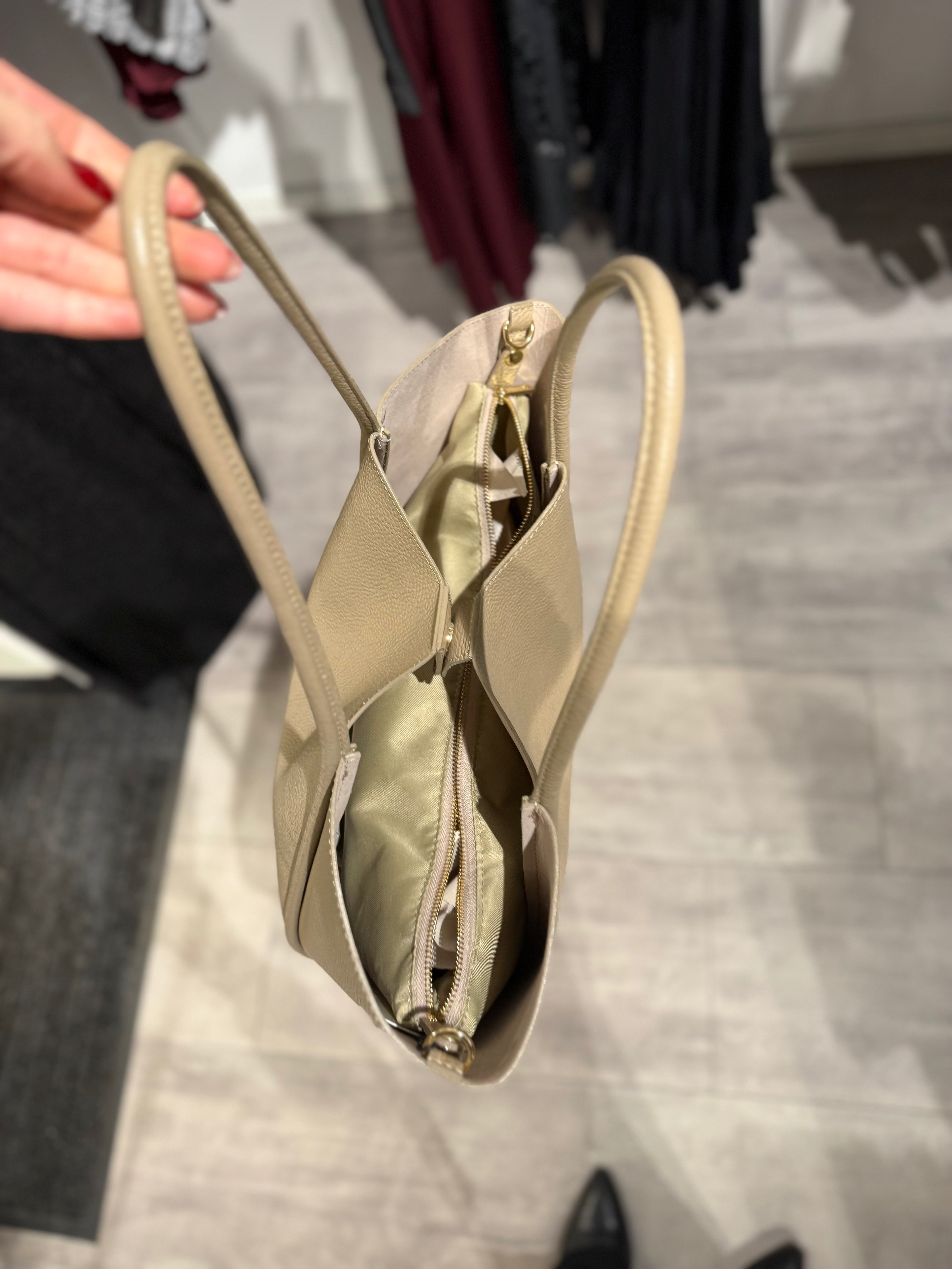 Shopping bag beige - latalia