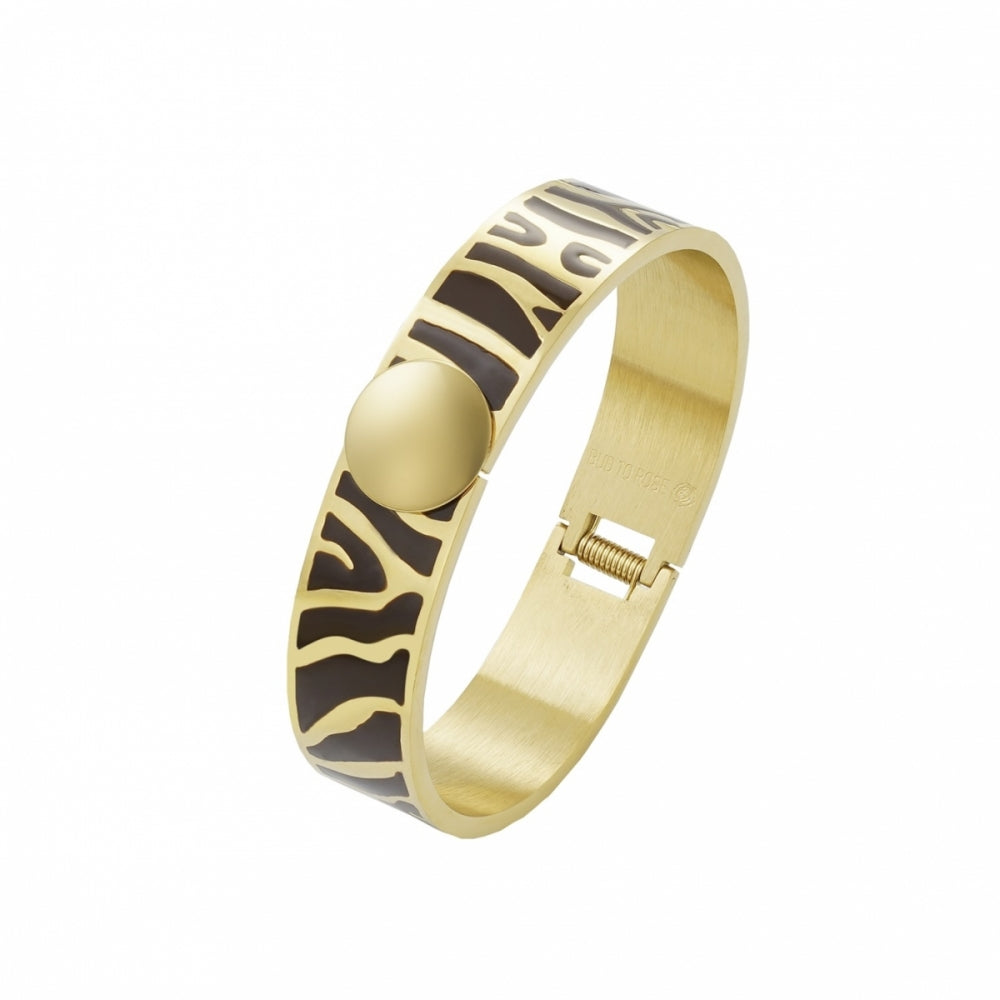CAPRI ZEBRA BRACELET BROWN/GOLD