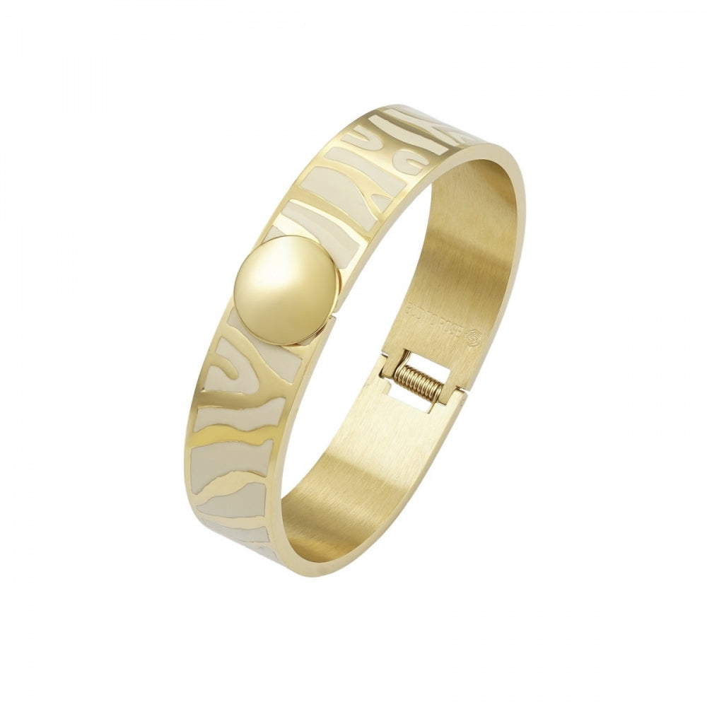 CAPRI ZEBRA BRACELET IVORY/GOLD
