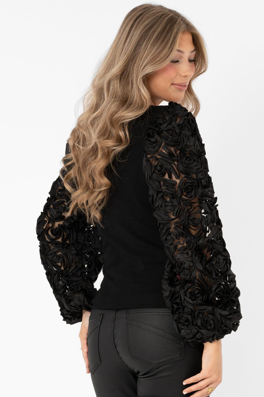 AMELIE TOP BLACK