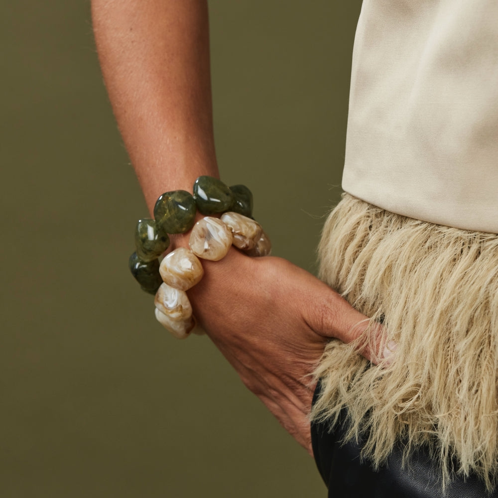 VIBE RESIN BRACELET GREEN