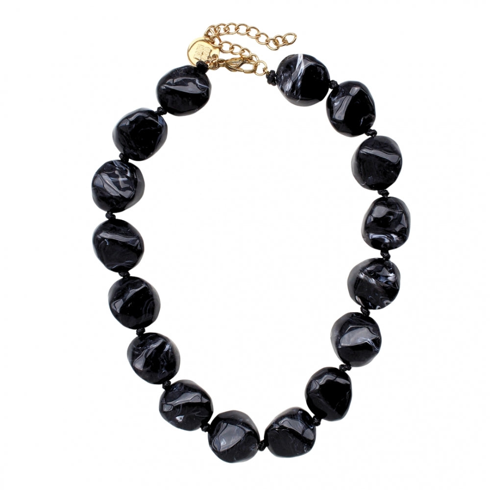 VIBE RESIN NECKLACE BLACK