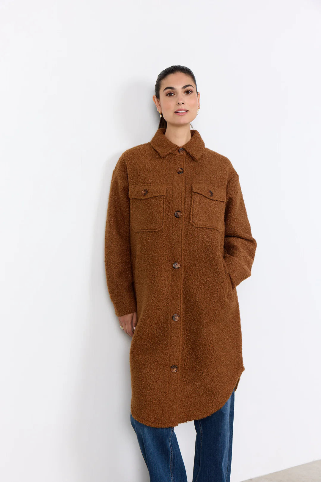 SC-SHAIMA 5 JACKA - CAMEL