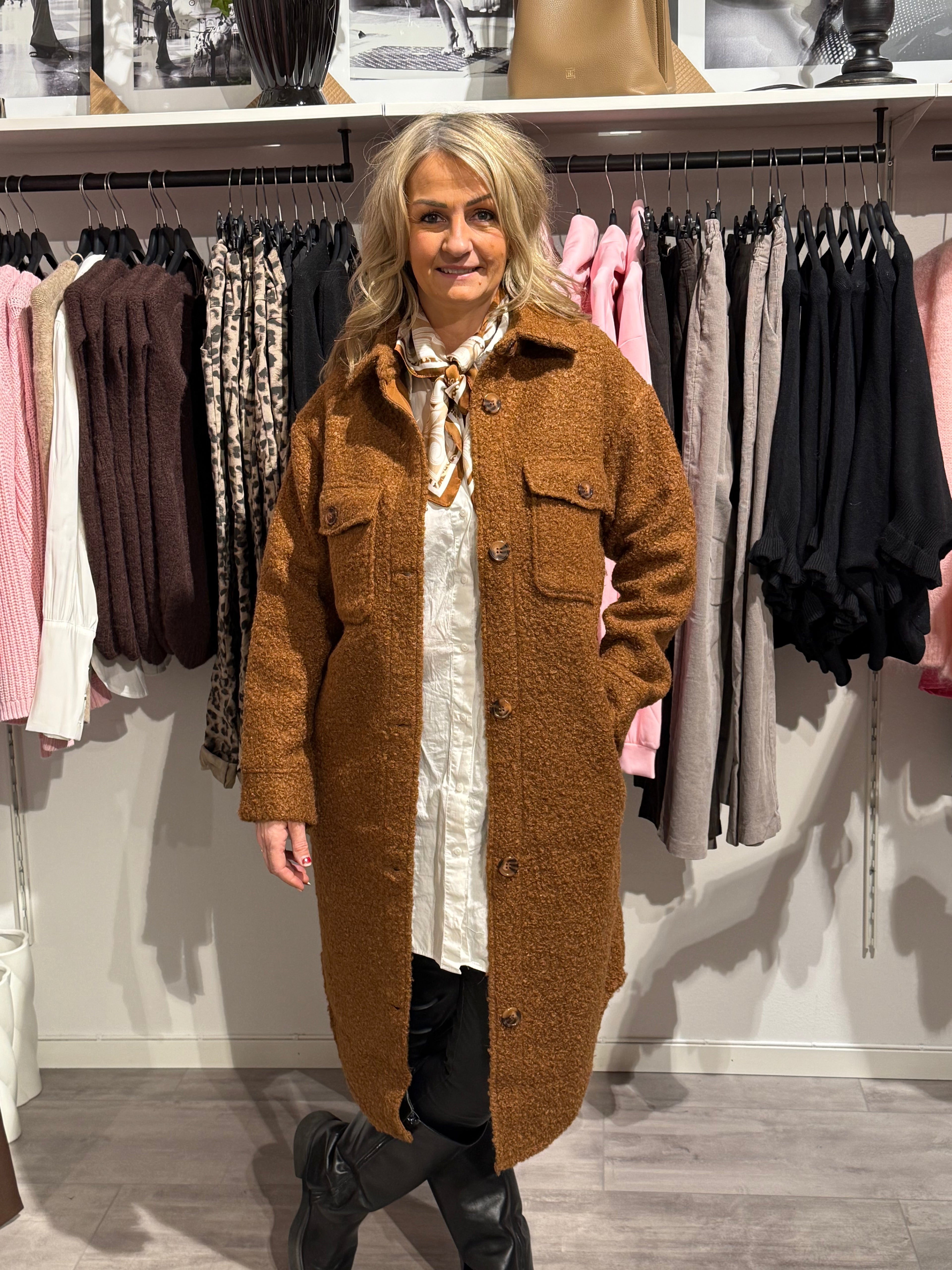 SC-SHAIMA 5 JACKA - CAMEL