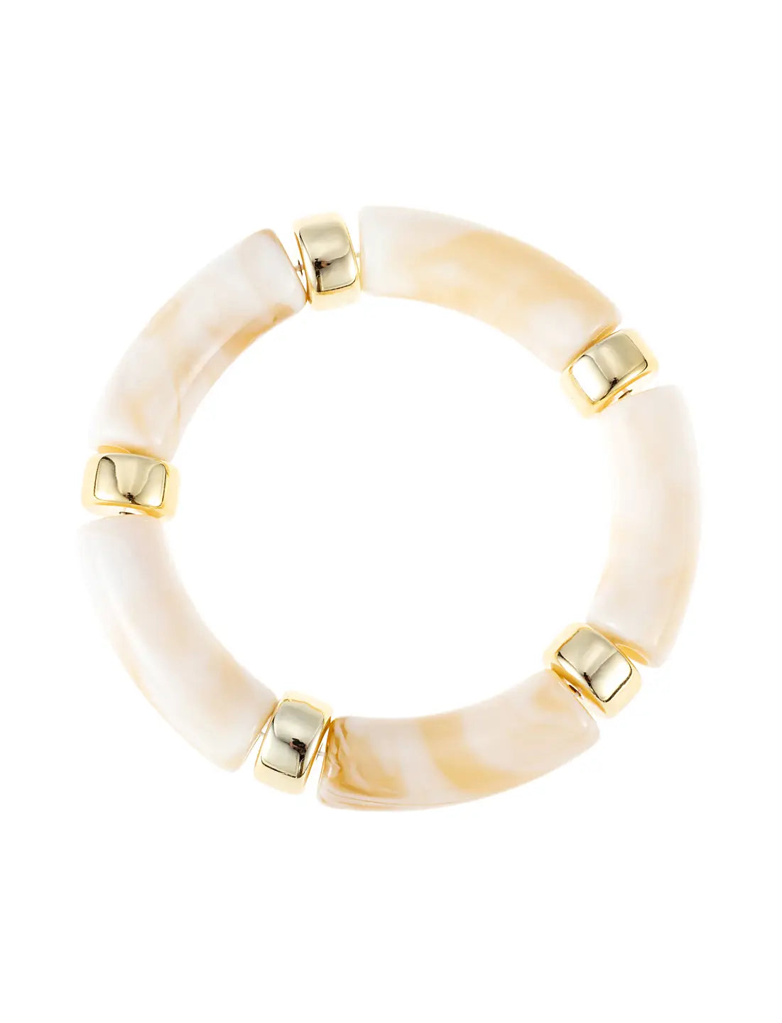 Resin elastic marble