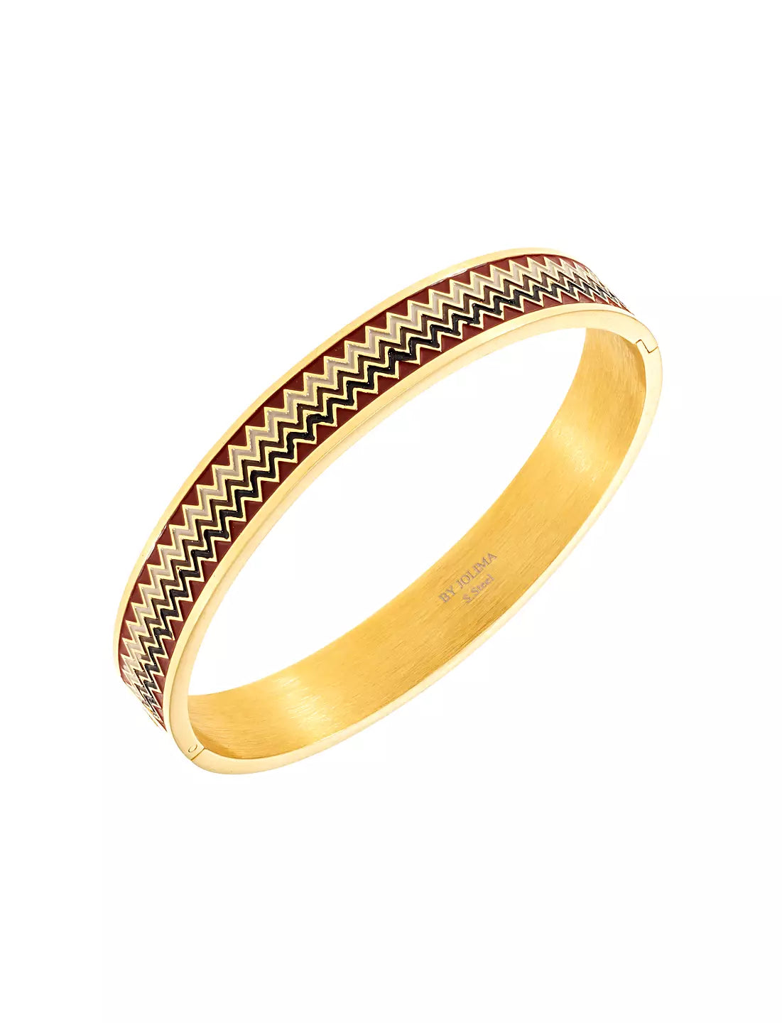 Antibes bangle brown gold
