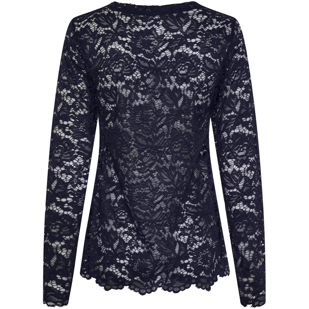 MDCMILLEY - spets topp blå