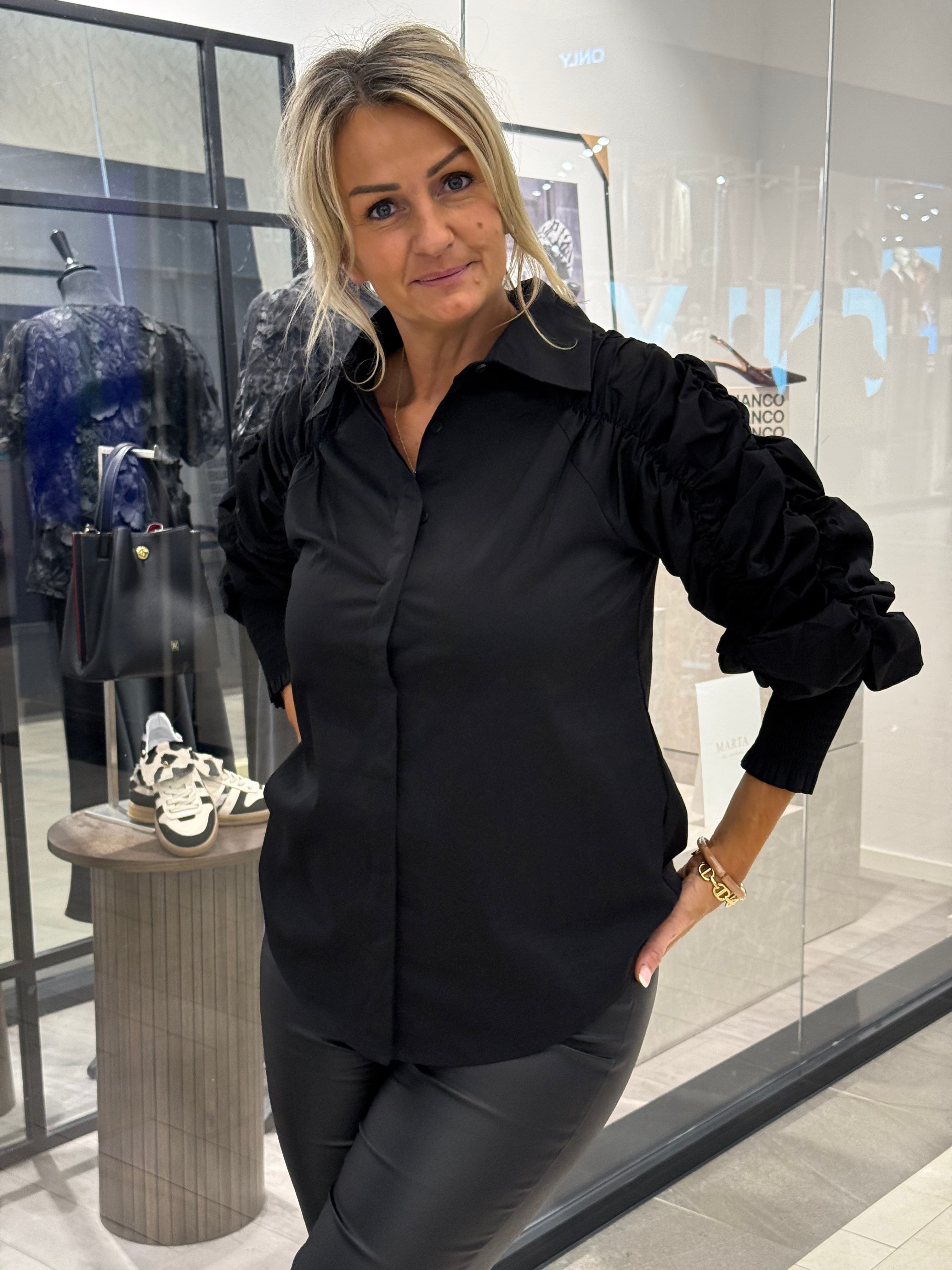 Sigga Deco shirt, black