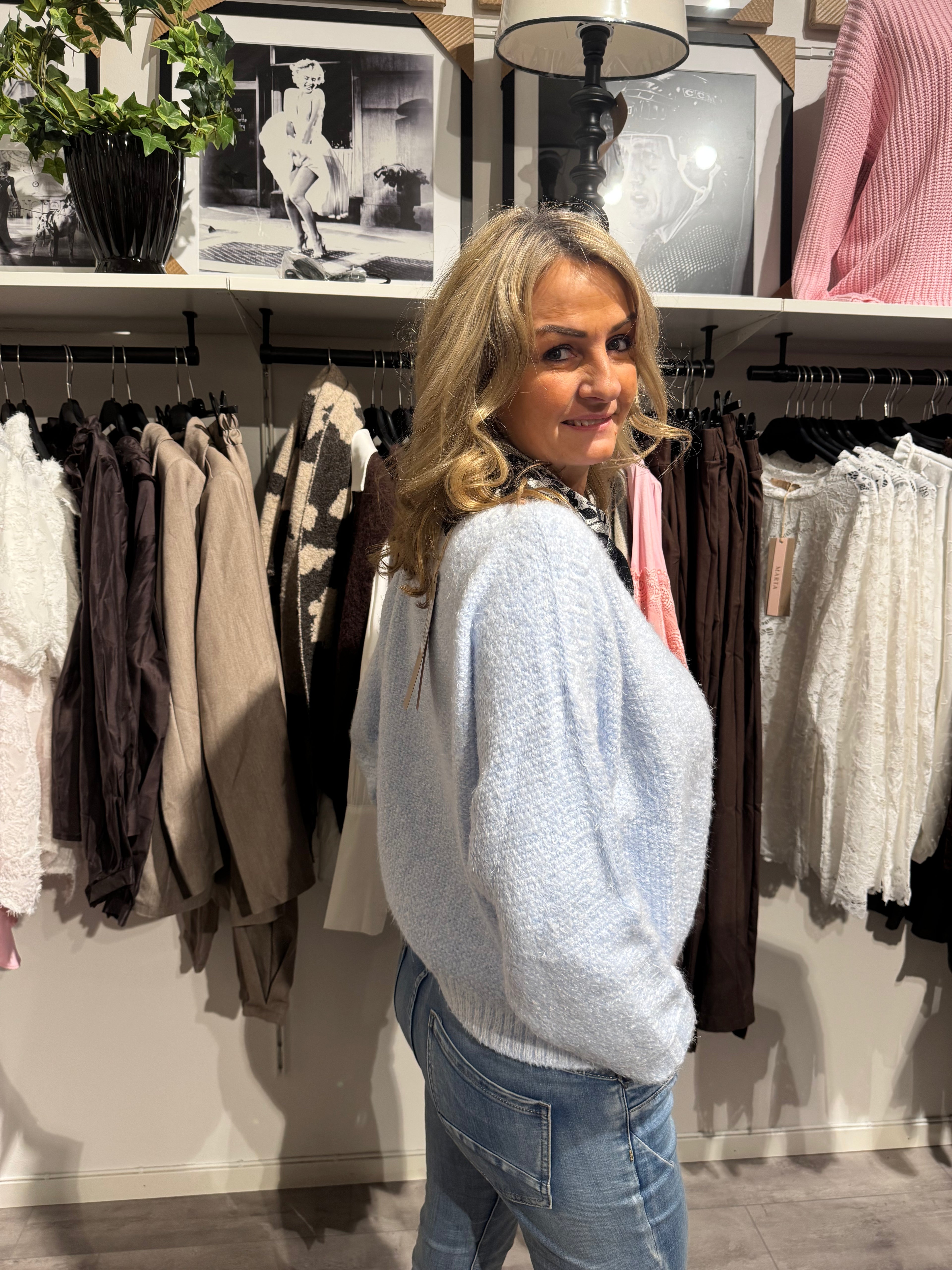 ANOUK KNIT - LJUSBLÅ