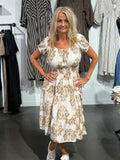 Lia dress- beige