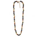 VELVET RESIN LONG NECKLACE MIX