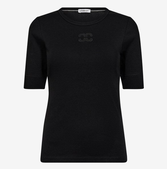 CC Embroidery SS Tee - black