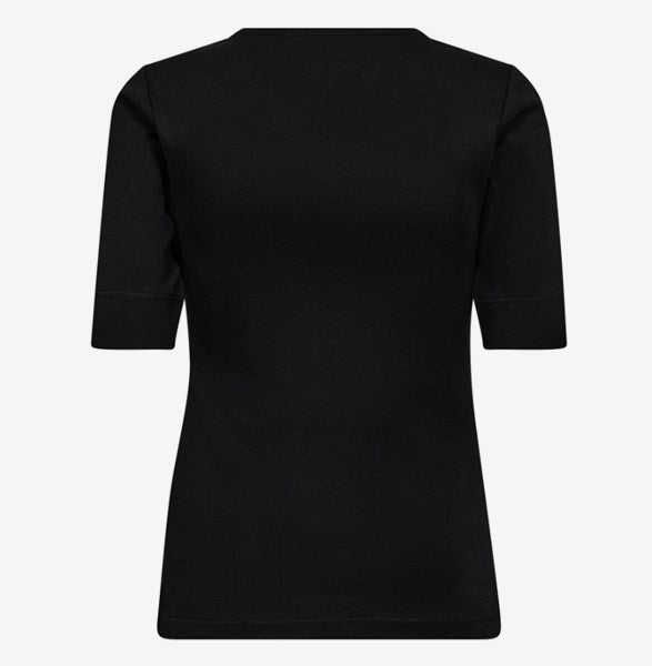 CC Embroidery SS Tee - black