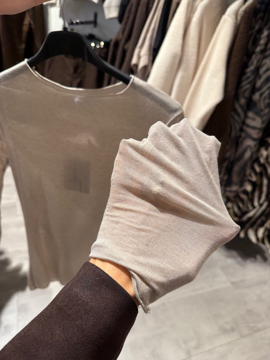 Modal tröja - beige