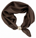 Scarf magnetspänne - brun
