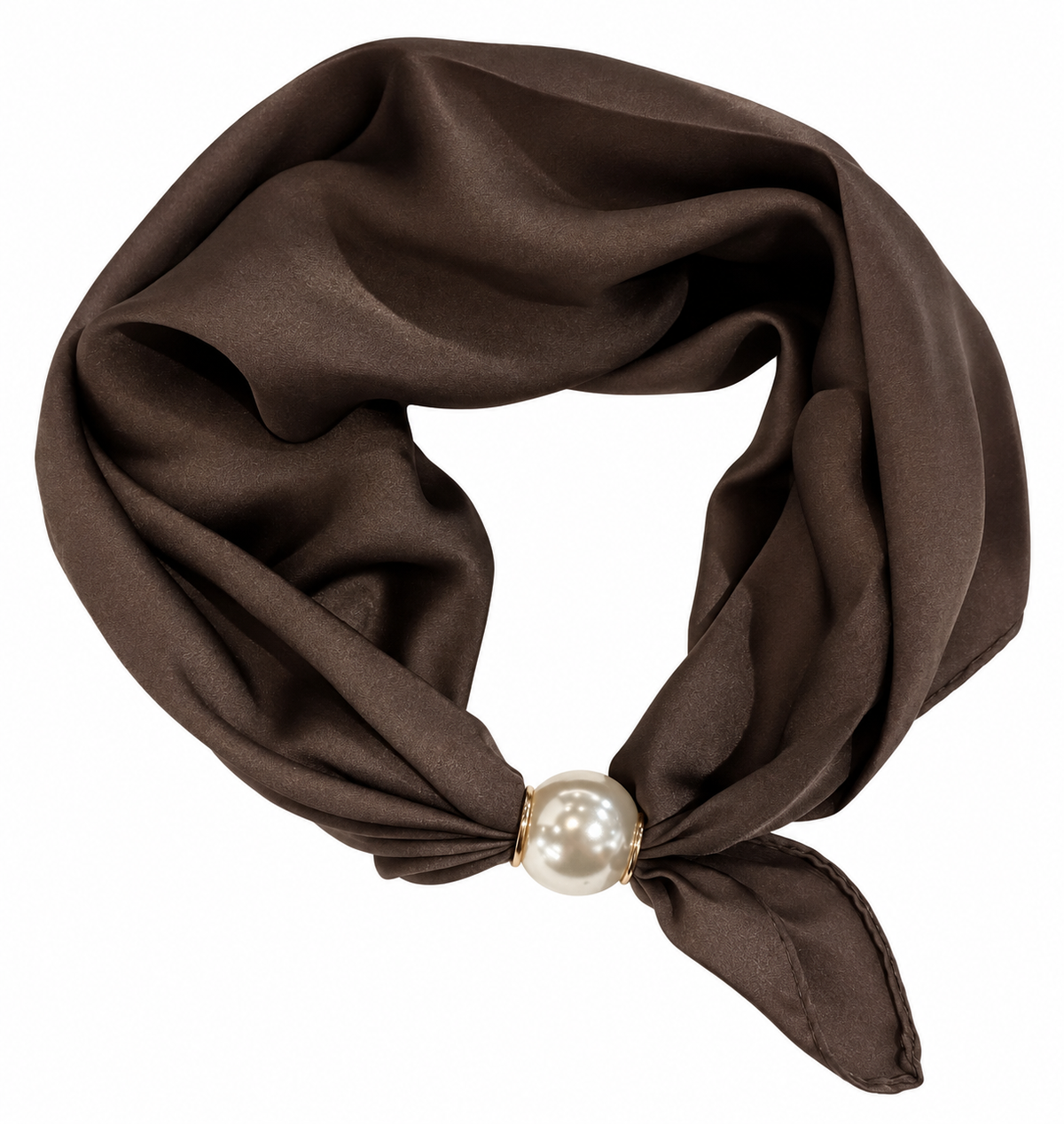 Scarf magnetspänne - brun