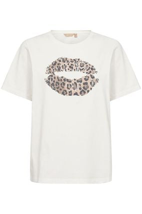 CUnuga Gith T-Shirt - Spring Gardenia - White