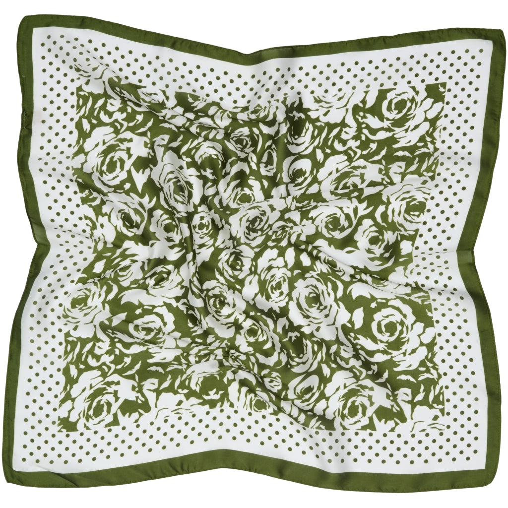 MdcJuline Scarf - green dots