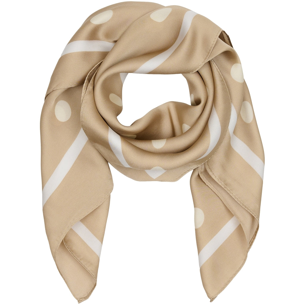 MdcJuline Scarf - beige prickar