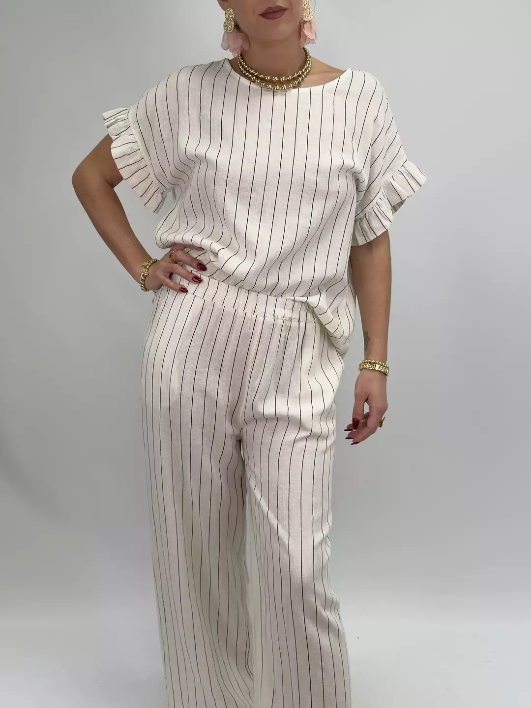 RANDIGA BYXOR - LINNEMIX